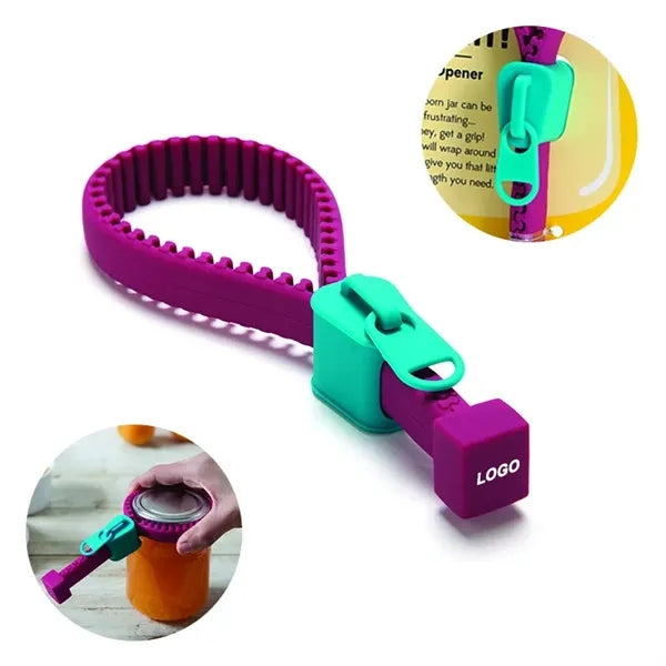 Creative Silicone Zipper Jar Opener