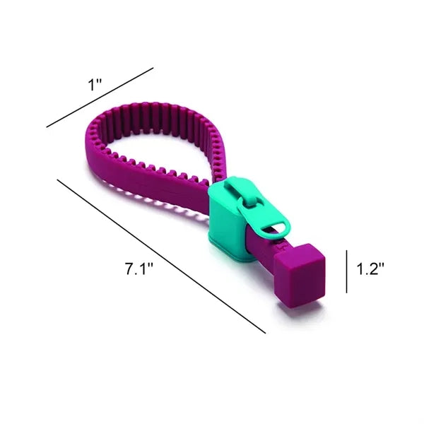 Creative Silicone Zipper Jar Opener