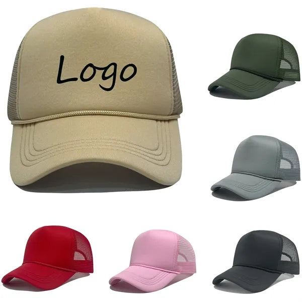 Mesh Solid Color Baseball Cap