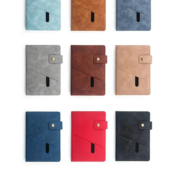 A5 Premium Leather Notebook With Pen Gift Box