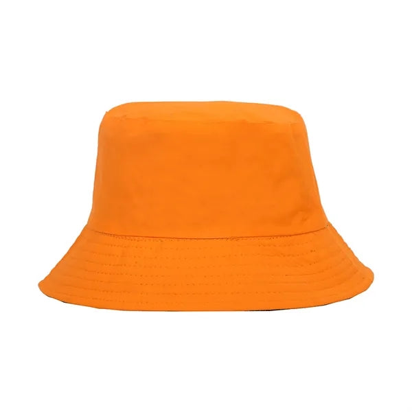 Solid Color Cotton Bucket Hat