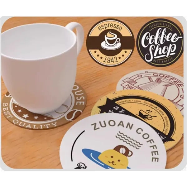 Square Round Absorbent Cocktail Paper Coasters