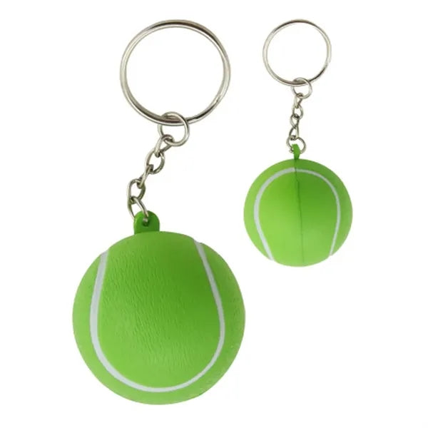 PU Tennis Ball Keychain