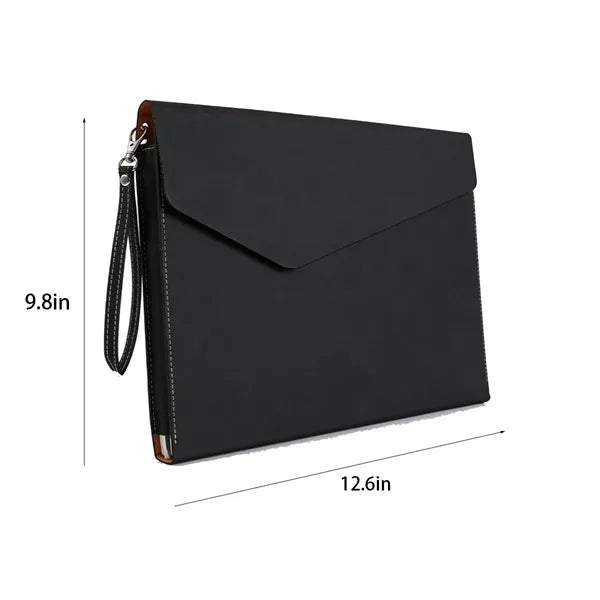 A4 Leather Document Folder Portfolio Organizer