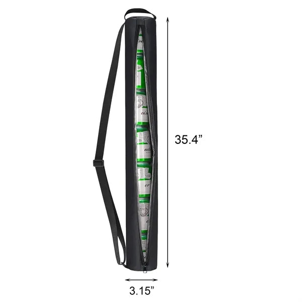 7-Can Golf Beer Sleeve Insulated Cooler Bag