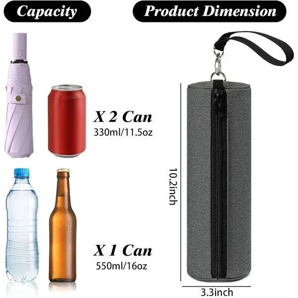 Golf Cooler Bottle Bag With Insulated Sleeve
