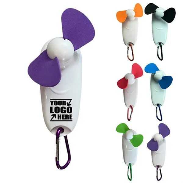 Handheld carabiner mini fan