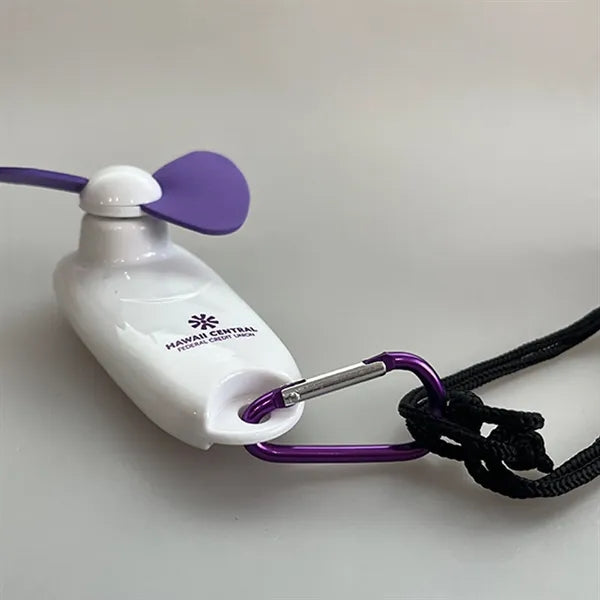 Handheld carabiner mini fan