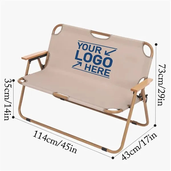 Folding Double Sofa Outdoor Chair