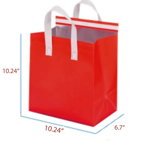 Aluminum Layer Thermally Insulated Takeout Bag Coffee Cooler