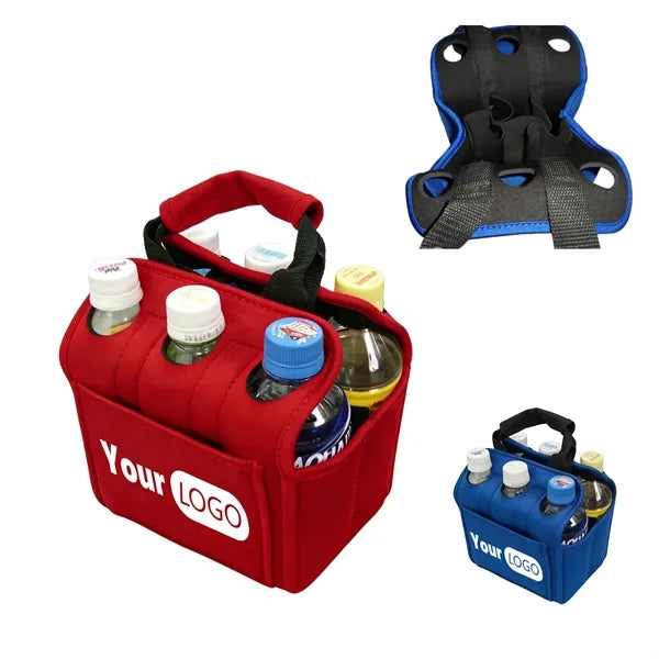 6 Pcs Neoprene Bottle Sleeve Portable Drink Cooler Set