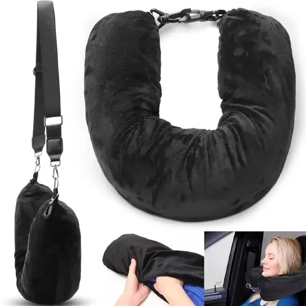 Multifunctional Clothing Storage Bag U-Shaped Headrest