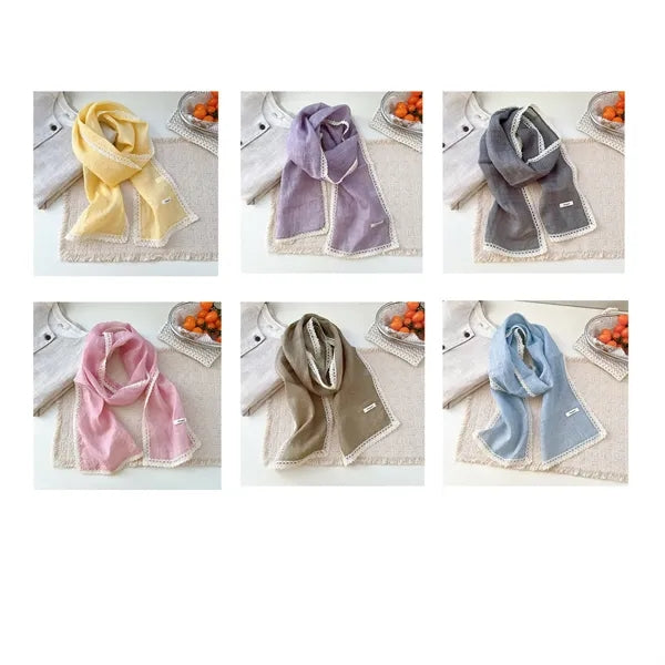 NEW Fashion Girl linen-cotton 58.3-inch Long Scarf