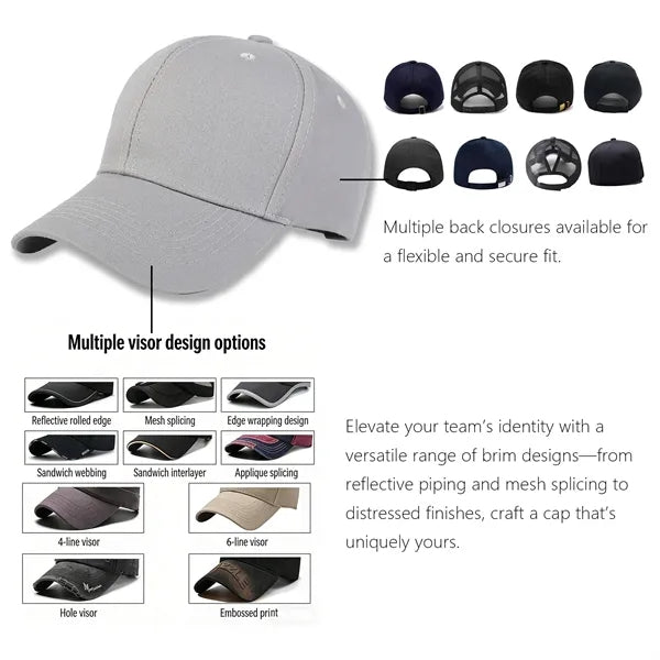 5/6-Panel Cotton Baseball Cap