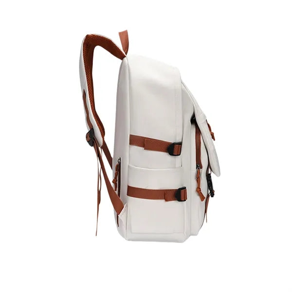 Casual Student Backpack Laptop Travel Multi Pocket Bag