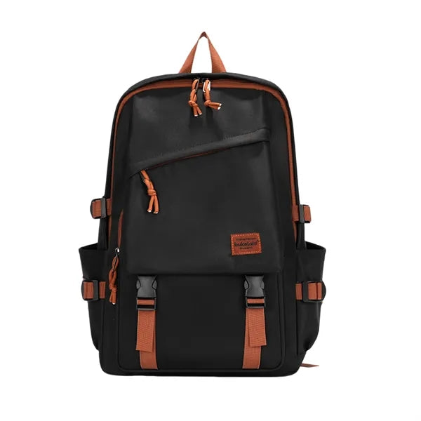 Casual Student Backpack Laptop Travel Multi Pocket Bag
