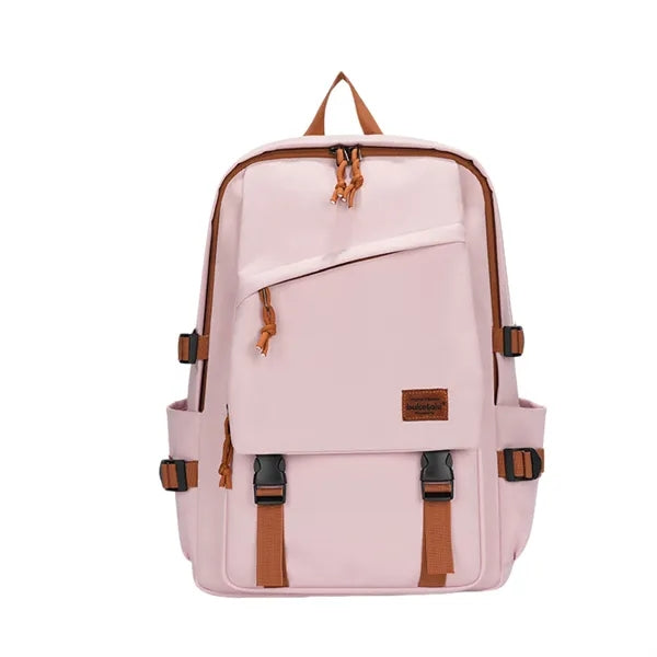 Casual Student Backpack Laptop Travel Multi Pocket Bag