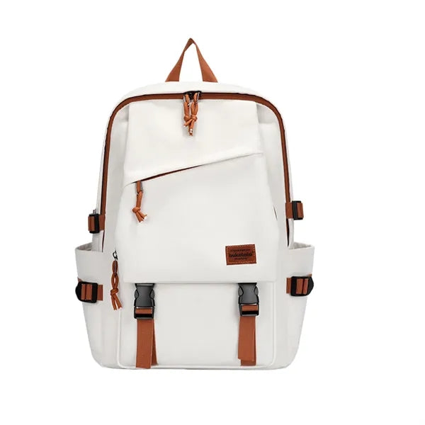 Casual Student Backpack Laptop Travel Multi Pocket Bag