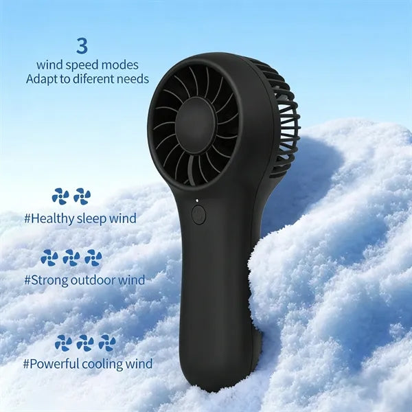 3-speed low-noise handheld mini portable USB fan