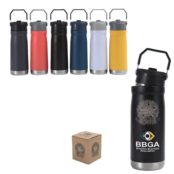 18oz Stainless Steel Tumbler with Handle