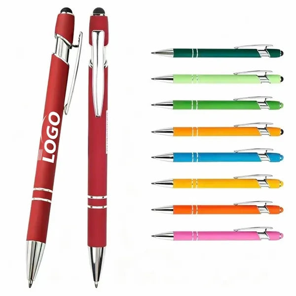 Multi-Color Optional Aluminum Smooth Writing Ballpoint Pen