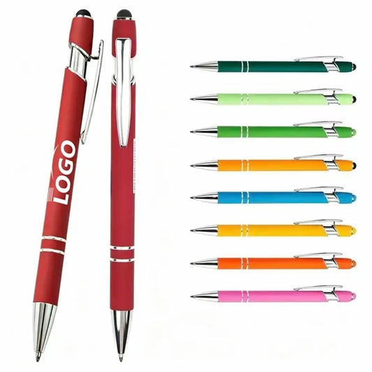 Multi-Color Optional Aluminum Smooth Writing Ballpoint Pen