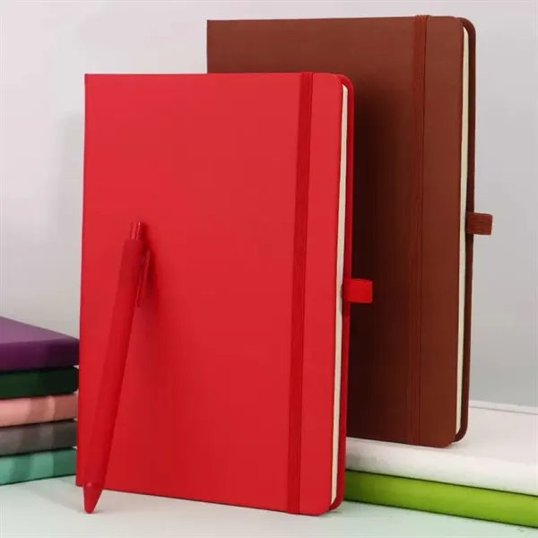 A5 PU Notebook Set (With Pen)