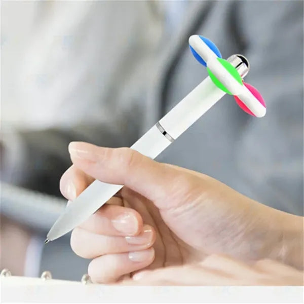 Stress Reliever Fidget Spinner Ballpoint Spinning Ball Pen