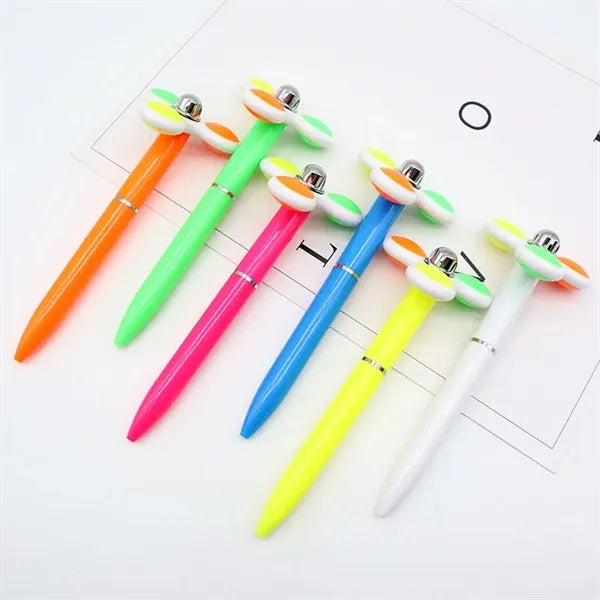 Stress Reliever Fidget Spinner Ballpoint Spinning Ball Pen