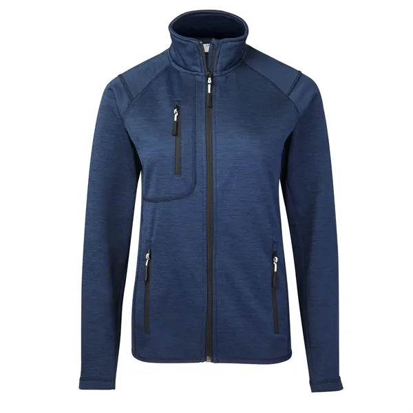 Women's Full Zip Heather Fleece Jacket