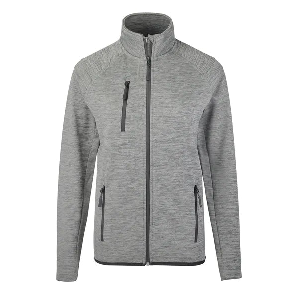 Women's Full Zip Heather Fleece Jacket