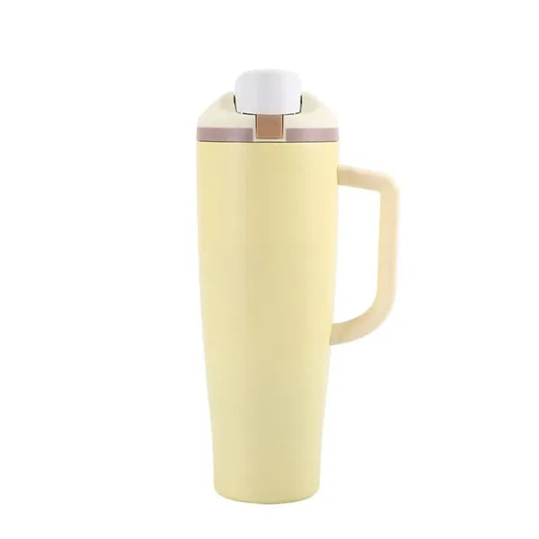 40 oz Stainless Steel Insulated Tumbler Mug with Pop-up Lid