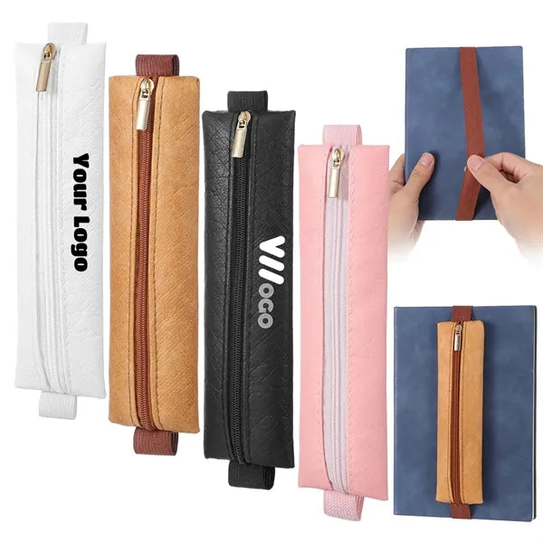 Elastic Pen Holder Band Notebook Pencil Sleeve Pouch Planner