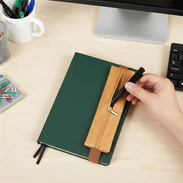 Elastic Pen Holder Band Notebook Pencil Sleeve Pouch Planner