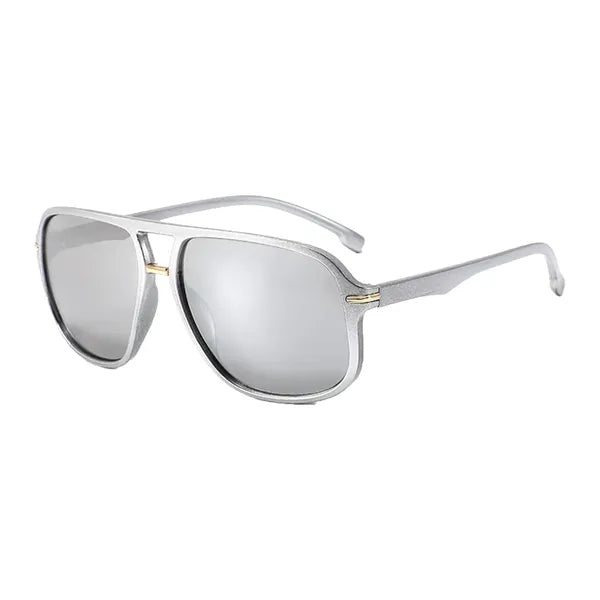 Sustainable Double-Bridge Navigator Sunglasses