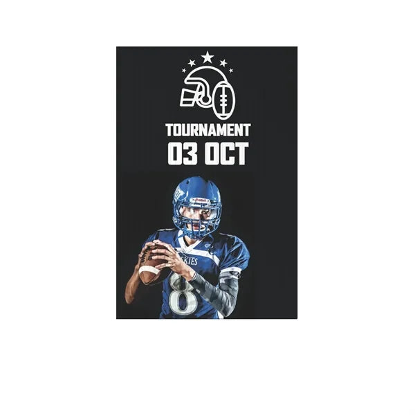 12x18"Custom Outdoor Yard Signs Tournament Football
