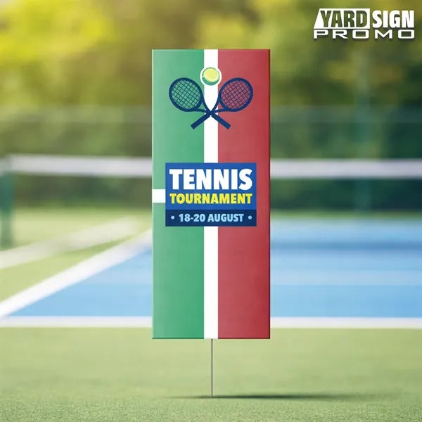 9x24 Custom Outdoor Yard Signs Tennis Tournament