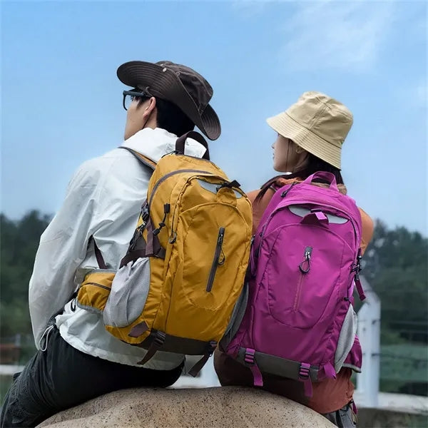 Waterproof Hiking Backpack Trekking Pole Holder Outdoor Bag