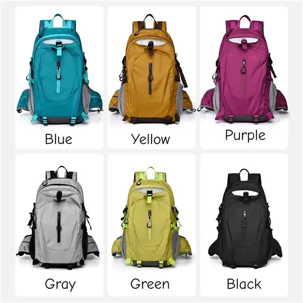 Waterproof Hiking Backpack Trekking Pole Holder Outdoor Bag