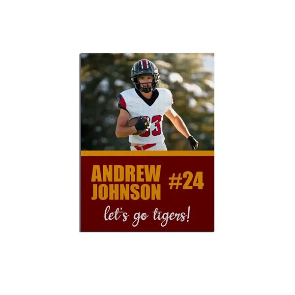 9x12 Custom Outdoor Yard Signs Athlete Name Number 3