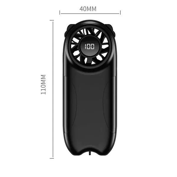 Travel Turbo Fan with LED Display