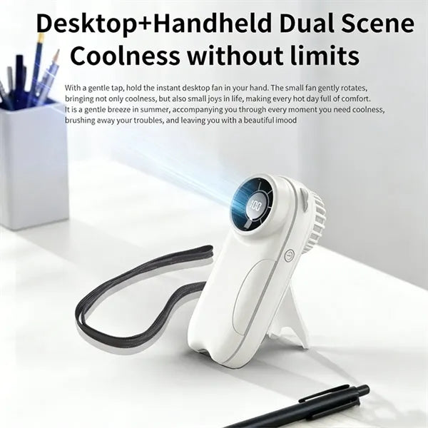 Travel Turbo Fan with LED Display