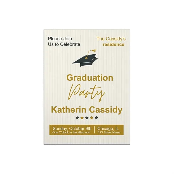18x24 Custom Outdoor Yard Signs Graduation Party