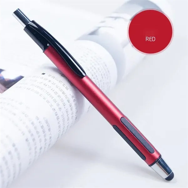 Metal Click Stylus Ballpoint Pen