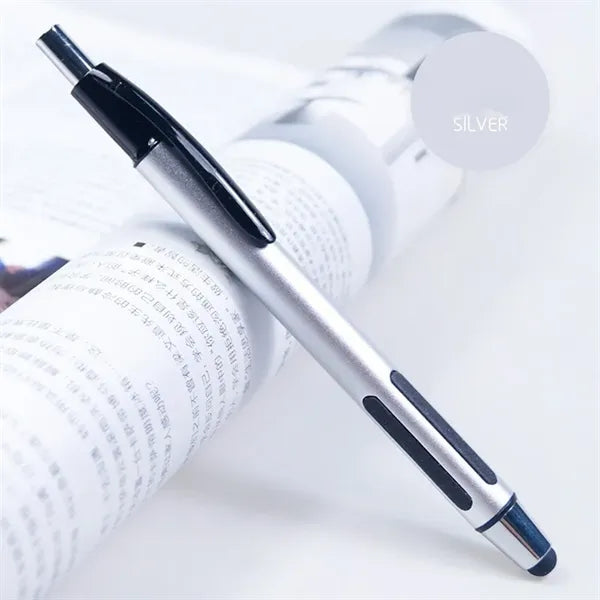 Metal Click Stylus Ballpoint Pen