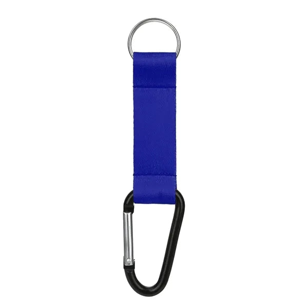 3/4" Dye Sublimation Pocket Lanyard W/Carabiner & Keyring