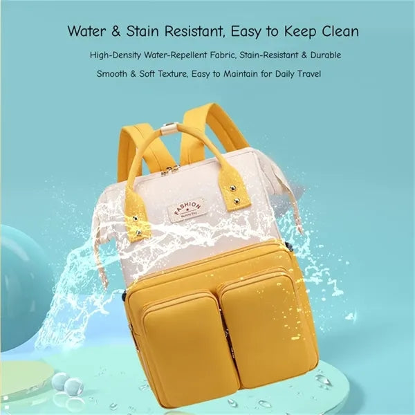 Diaper Backpack Insulated Pocket Stroller Hook Anti Theft
