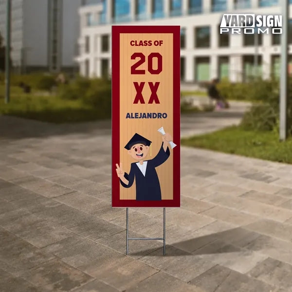 9x24 Custom Outdoor Yard Signs Class Of 20XX