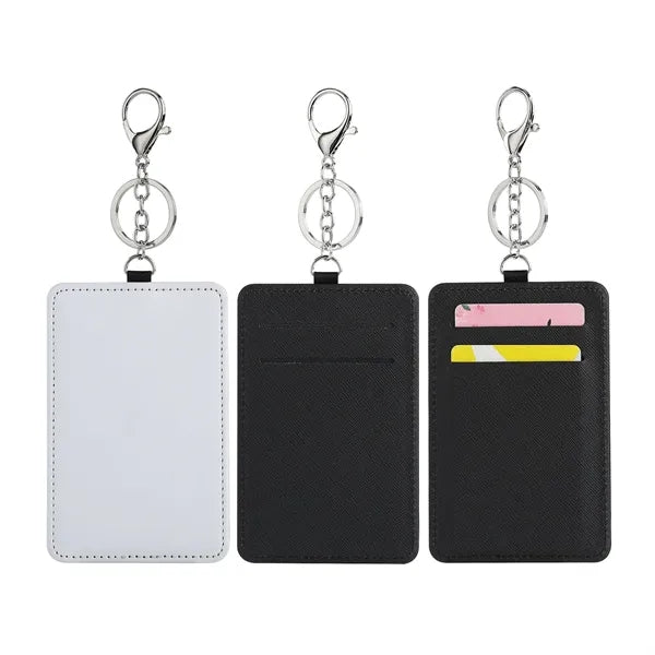 Versatile PU Wallet with Detachable Keychain Lanyard