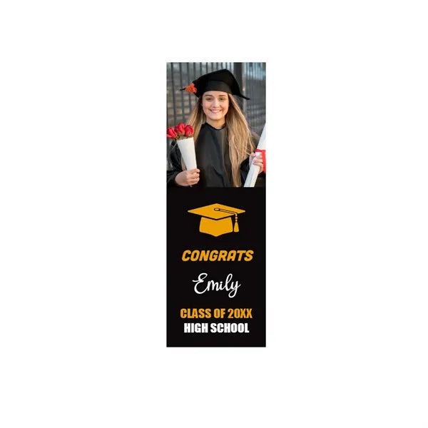 6x18 Custom Outdoor Yard Signs Congrats Emily